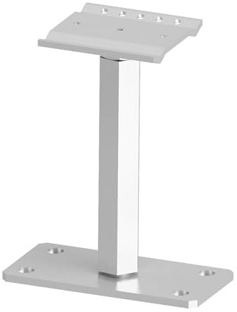 TERGATO BASE Light 300 Pfostenträger höhenverstellbar bis zu 100 mm - Konstruktiver Holzschutz mit Zink-Nickel-Beschichtung, Ohne Vorbohren & Fräsen