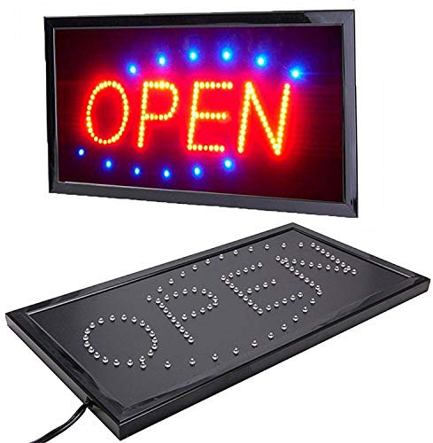 Walgreen® Bright LED Neon Open Shop Sign Light Display Sign Window Hanging with Chain UK