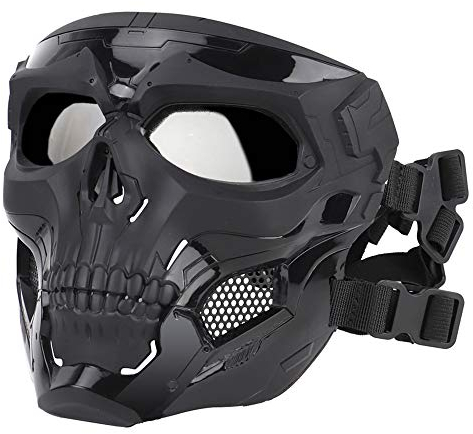 Masque tactique de protection intégral respirant pour paintball, jeux de guerre d'Halloween, cosplay, fête costumée