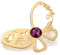 Albertband Personalisierte Name Schmetterling Brosche Pins für Frauen Graviert 1 Name und Geburtsstein Pin Broschen Rede Meetings Party Brosche in Gold/Roségold/Silber (#style 2)