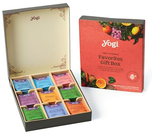 Yogi Favorites Gift Box, 45 Tea Bags (5 Bags per Flavor)