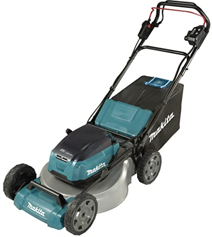 Makita DLM465PT4 Akku-Rasenmäher 2x18V / 5,0 Ah, 4 Akkus + Ladegerät