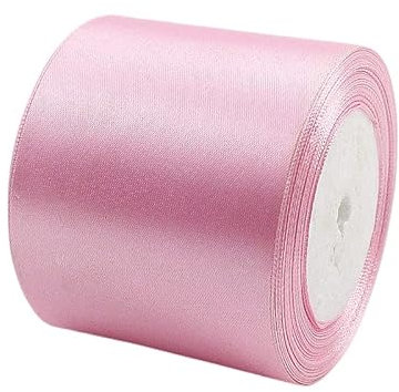 Ruban Satin Rose Moyen Gros 75mm23m Polyester Ruban SatinRuban Cadeau EmballageRuban Noel Ruban Tissu pour CoutureNœudsArtisanatBouquetDécoration de MariageVoituresAnniversaireGâteau
