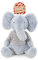 Rosewood Maxi Elton Elephant, Christmas Crinkle Plush Dog Toy, Blue Gingham, 32cm x 31cm