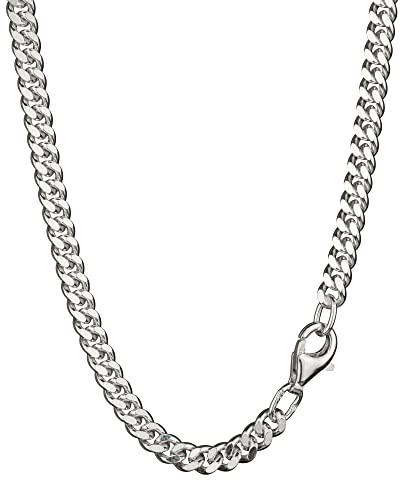 NKlaus 42cm Panzerkette 925 Silber elegante Halskette Breite: 3,6mm Collier 13,8g schwer 8536
