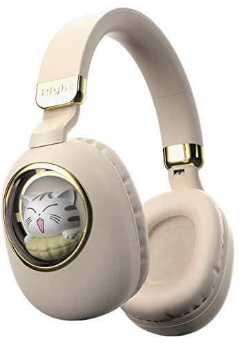 Kids Bluetooth Headphones Wired with Microphone for School - Wireless Boy Girls Noise Cancelling Over Ear Bluetooth Headphones Lightweight Children Headsets for iPad Kindle Airplane Travel Tablet