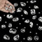 GEFIRE 186 Pcs Strasssteine zum Aufnähen Schmucksteine Diamant Glas Kristall Strass Strasssteine Kleidung Strasssteine Kleidung Handgenähtes Diamant-Zubehör für DIY-Kleidung Brautschuhe Zubehör(Weiß)