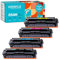 054H 054 CRG-054H CRG-054 Kompatibel für Canon 054H Toner Set 054 Cartridge i-SENSYS MF643Cdw MF641Cw MF645Cx LBP623Cdw LBP621Cw MF642Cdw MF644Cdw LBP622Cdw MF640C Schwarz Cyan Gelb Magenta, 4er-Pack