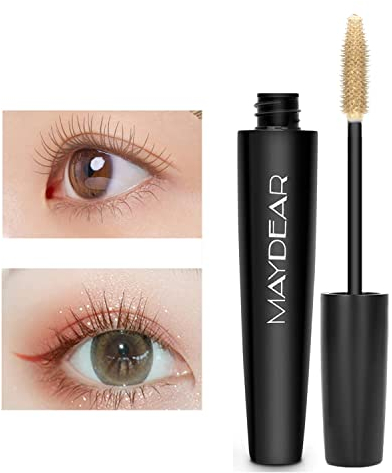 Maydear Mascara, wasserfest, langlebig, wischfest, voluminös und charmant - Leichter Kaffee