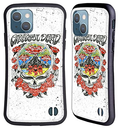 Head Case Designs sous Licence Officielle Grateful Dead Rose Tendances Coque Hybride Compatible avec Apple iPhone 13