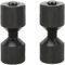 Flansch-Ausrichtungsstift, 2 Stück, Zwei-Loch-Stifte-Set, Aluminium, 2-Loch-Rohr-Flansch-Ausrichtungs-Verbindungs-Ausrichtungsstift für Auto, Schiff, Große Maschinen