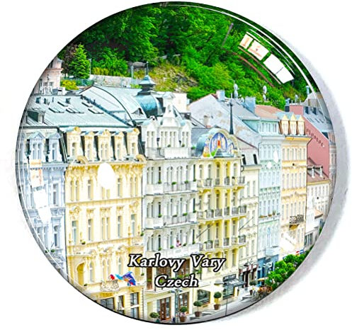 Karlsbad Tschechischer Kühlschrankmagnet Kühlschrank Gefrierschrank Magnet Souvenir Dekoration Magnet Aufkleber Glas Handwerk