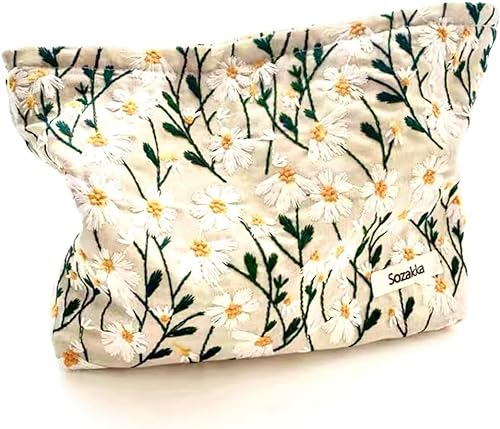 Kosmetiktasche Damen Reise Zubehör Kosmetiktasche Multifunktionale kulturbeutel Tragbare Reisekulturtasche, Makeup Organizer Reisetasche mit Reißverschluss für Toilettenartikel für Frauen(Beige)