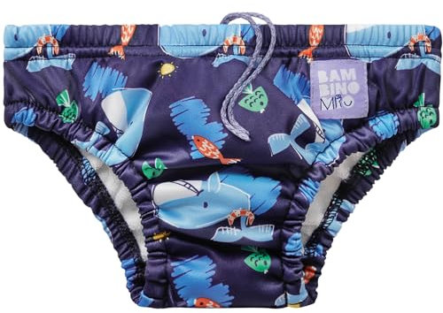 Bambino Mio Wiederverwendbare Schwimmwindel, Spritz, 1-2 Jahre, Strandmode-Essentials für Babys und Kleinkinder, Jungen und Mädchen.