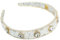 scicent Haarreifen Damen Kristall Strass Stirnbänder Breite Haarreif Gepolsterte Stirnband Frauen Mädchen Haarschmuck Glitzernde Haarreifen Vintage Haarbänder 16215