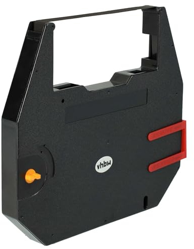 vhbw Farbband Schriftband kompatibel mit Privileg 2200 | 2400, Electronic 2200 Nadeldrucker, Bondrucker - Carbonband, Schwarz