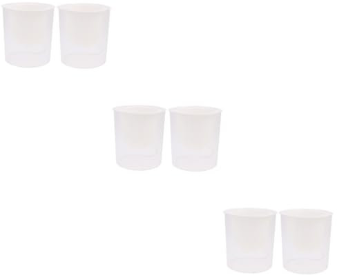 POPETPOP 6 STK Blumentopf Buddha-vase Für Pflanzen Frauenkörpervase Pferd Tortenaufsatz Blumentöpfe Für Zimmerpflanzen Lebende Pflanzen Drinnen Spülbecken Wasser Weiß Die Faulen Automatisch