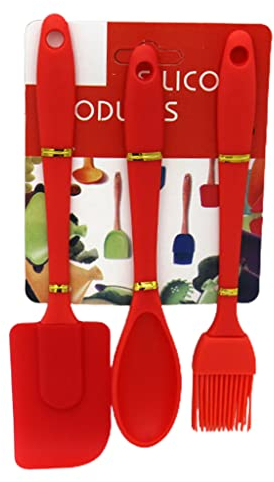 Butterverteiler Kochspatel Set Silikon Pinsel Löffel Zubehör Keks Gebäck Schaber Pinsel Kuchen Backen Backschaber Set