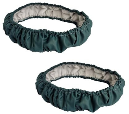 1 Paar Rollstuhl-Reifenabdeckungen für Rollstuhl-Räder, 61 cm, zum Schutz von Böden, Teppichen, rutschfeste, verschleißfeste Schutzabdeckung, Rollstuhlrad-Zubehör