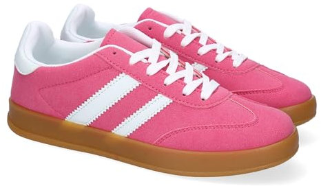 89097 Zapatilla Deportiva de Mujer, Elegante, Dia a Dia, Diseno Moderno Que combina Comodidad y Estilo, Ideales para Cualquier Ocasion. Fucsia Talla 38