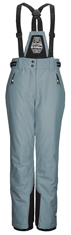 Killtec Mädchen Skihose/Funktionshose mit abnehmbarem Latz, Kantenschutz und Schneefang Ksw 213 Grls Ski Pnts