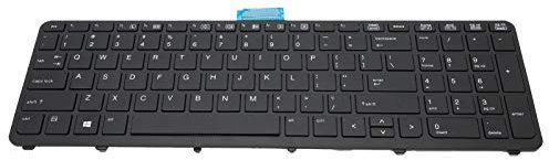 ACOGEDO Schlanke Tastatur, Leise Tastatur für ZBOOK 15 G1 17 G1 US-Tastatur, Ultra-leise ABS-Laptop-Computer-Zubehör