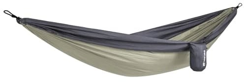 Heber Peak – NookHe. Hammok Double Hängematte Outdoor 300x200cm – Leichte Hammock für 2 P., 180kg Tragkraft, 690g Gewicht – Mit Karabinern & Packsack – Für Camping, Reisen, Bikepacking