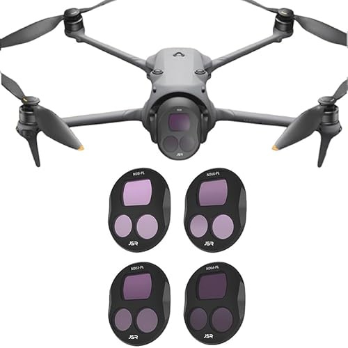 Coyktonty Objektivfilter für DJI Mavic 4 Pro Drohne (ND8PL+ND16PL+ND32PL+ND64PL)