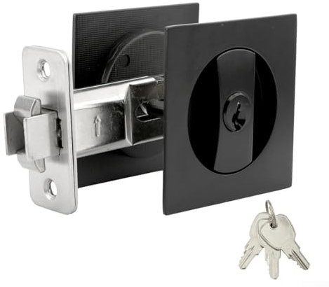 Serratura a scomparsa per porta, con accesso da entrambi i lati per maggiore sicurezza e privacy