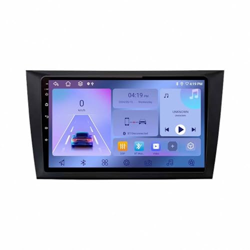 Schermo per Auto con Wireless Carplay per Volkswagen VW Golf 6 MK6 GTI 2008-2016 Compatibile con [Wireless] A-Pple Carplay Android Auto Bluetooth Am/Fm/Rds Radio, 4 Nucleo 1G+16G