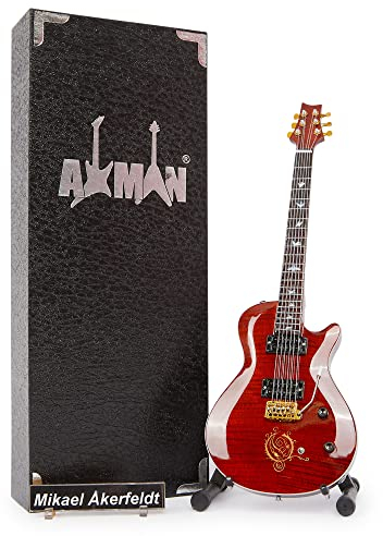 Axman Mikael Akerfeldt (Opeth) - Miniatur-Gitarren-Replik – Musikgeschenke – handgefertigte Verzierung