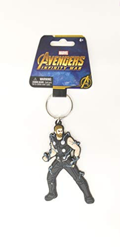 Marvel 68859 Avengers Thor Soft Touch Key Ring, Multi Color