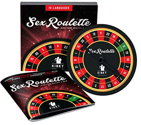 Tease & Please Kinky Sex Roulette (10 Sprachen) - Spiele für Erwachsene für mehr Abenteuer in Ihrem Sexualleben - Brettspiele Erwachsene für etwas Spaß im Schlafzimmer