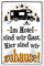 Hier sind wir zu Hause - Camper Wohnmobil 20 x 30 cm Spruch Deko Blechschild 295