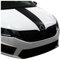 D082 Motorhauben Dekor passgenau Folie Powerdome Aufkleber Design Zubehör Vinyl (Carbon)