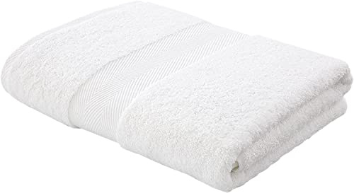 Bianca Paire de Gants de Toilette en Soie Blanc 30 x 30 cm