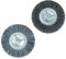 Fugenbürste 2er-Set Nylon+Metall Ø10cm passend für Grizzly Tools Akku Reinigungsbürste ARB 2040-2S