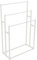 MIEDMJJ Porta Asciugamani Da Terra,Portasciugamani Da Terra in Metallo a 3 Strati,Piantana Porta Asciugamani da Bagno Verticale Di Grande Capacità,Risparmio Di Spazio/bianca / 65x30x110c