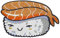 Finally Home Süßer Kawaii Sushi Patch zum Aufbügeln | Asiatische Essen Patches, Lachs Fisch Nigiri Bügelflicken, Food Flicken, Aufnäher