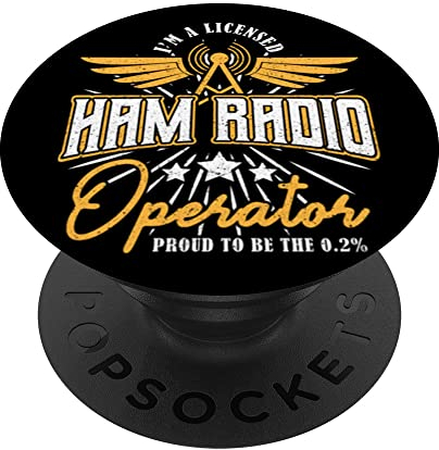 The original texting ham radio operator Jugendfeue PopSockets mit austauschbarem PopGrip