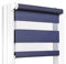 Fenster DEKOR - Rollos für Fenster Marineblau - Klemmfix Rollo ohne Bohren 120 x 75 cm - Doppelrollo mit einer breiten Auswahl an Größen und Farben - Blickdichte Rollos, einfach zu montieren