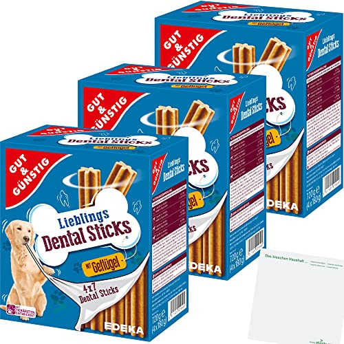 usy Gut & Günstig Lieblings Denta Sticks Multipack 3er Pack (3x720g Packung) Block