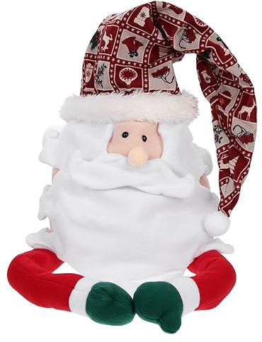 HOMSFOU Weihnachtsbaumspitze Stern AST-umarmer Weihnachtsbaumspitze Weihnachtsmann Weihnachtsbaum-Mann-Topper Weihnachtsfeier Begünstigt Geschenk Stoff Weihnachten Kosmetika Ältere
