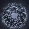 catena serie stringa catena luminosa di luci 500 LED per albero di Natale da Esterno natalizie ed Interno controller con 8 giochi di luce e Memoria cavo verde (LUCE FREDDA BIANCA, 25 metri)