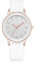 CIVO Montre Femme Analogique Quartz: Montre Bracelet Femme Blanc Silicone Montre Etanche Dames Élégant, Cadeau pour Femme