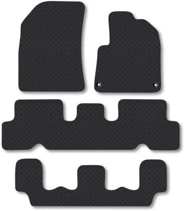 Citroen C4 Grand Picasso (2015-2018) 3mm Rubber Car Mats | Tailored Fit Durable Floor Mats Full Coverage Protection Waterproof Accessories Easy Clean Anti Slip Made in the UK