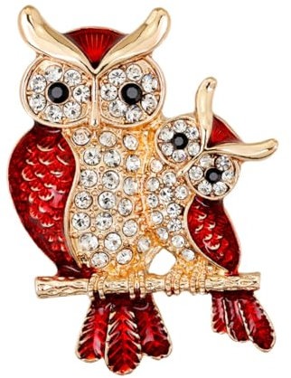 VALICLUD 1stück Eule Brosche Tierform Anstecknadel Kreative Broschen Für Kostüme Und Dekoration Für Freunde Und Besondere Anlässe