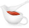 NAMOARLY Steak Sauce Pot in Ceramic Gravy Boat Sauce Jug Ladle Included Perfect for Thanksgiving