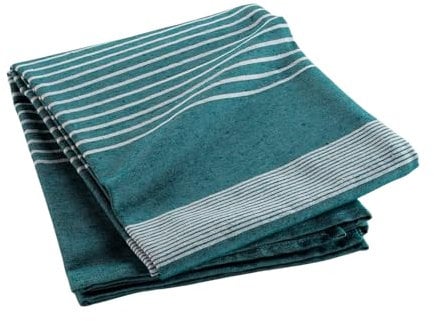 Douceur d'Intérieur, Couvre-Lit (220 x 240 cm) Adele Bleu, Coton & Polyester Tissé