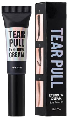 Tinte para cejas Peel Off - Gel para cejas con color de larga duración, tinte Peel Off de secado rápido | Gel voluminizador para construir, resistente al agua, que no se decolora, 7,5 ml, máscara de c
